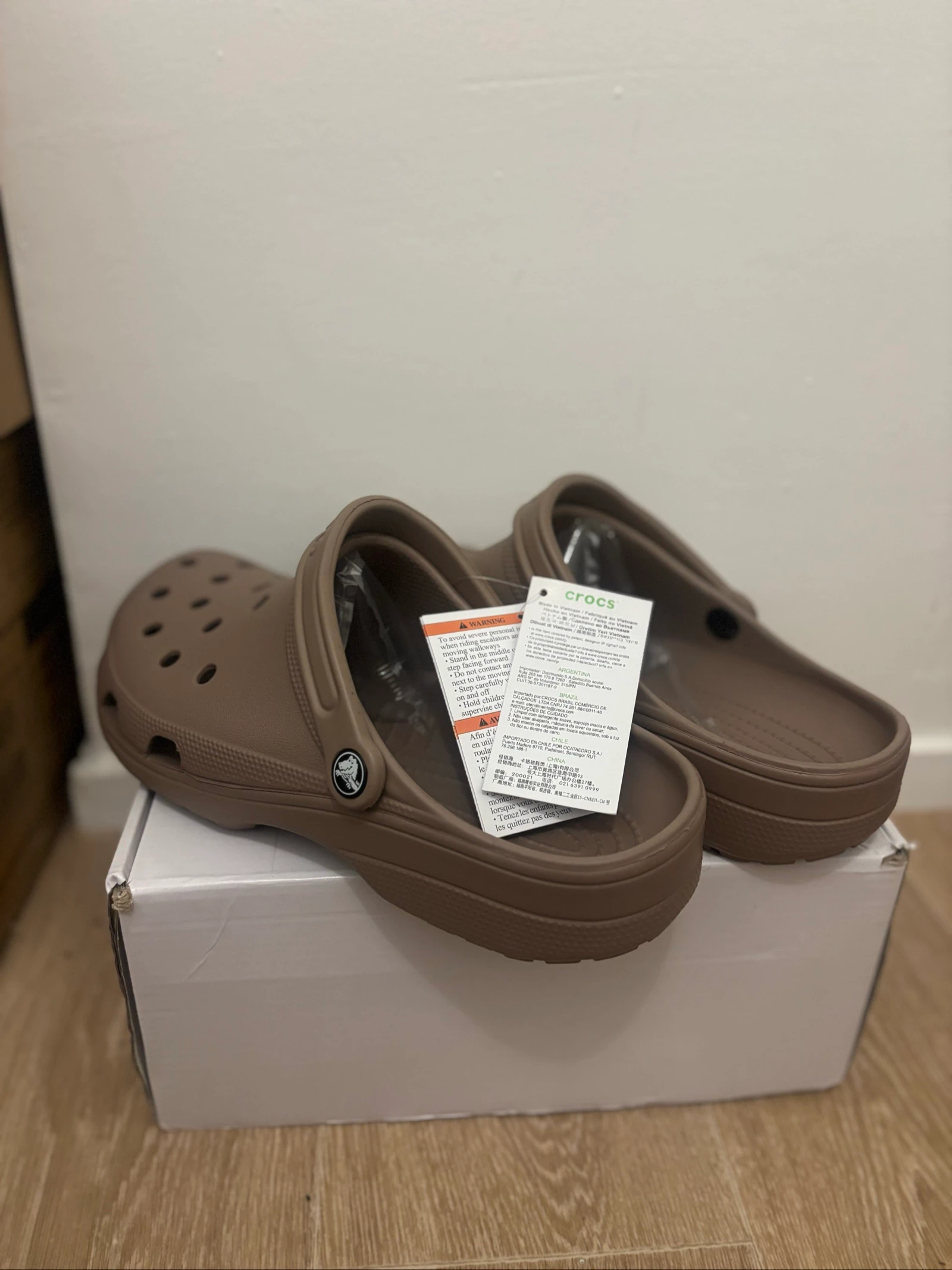 Crocs marron 